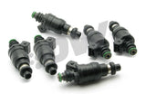 DeatschWerks 90-01 3000GT / 91-96 Dodge Stealth 1000cc Low Impedance Top Feed Injectors - 42M-02-1000-6