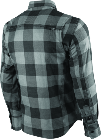 Speed and Strength True Grit Armored Moto Shirt Grey - Small - 889731