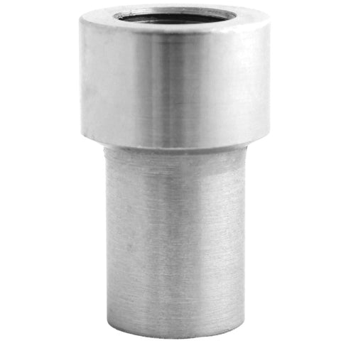 QA1 Tube Adapter - 1in OD - Smooth - Left Hand - 1/2-20 Thread .120 Wall - Alloy - 1844-119