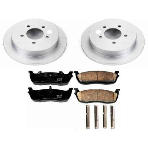 Power Stop 00-02 Ford Expedition Rear Z17 Evolution Geomet Coated Brake Kit - CRK1913