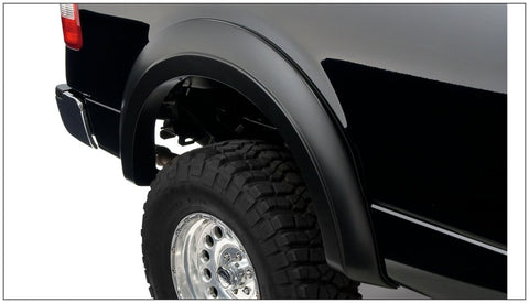 Bushwacker 04-08 Ford F-150 Styleside Extend-A-Fender Style Flares 4pc 66.0/78.0/96.0in Bed - Black - 20915-02