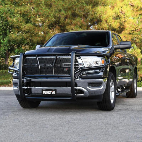 Westin 19-21 Ram 1500 (non Rebel/Warlock) HDX Grille Guard - Black - 57-3975