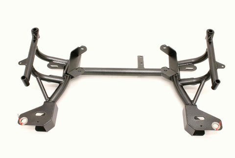 BMR 98-02 4th Gen F-Body K-Member w/ Turbo LS1 Motor Mounts and Pinto Rack Mounts - Black Hammertone - KM013-1H