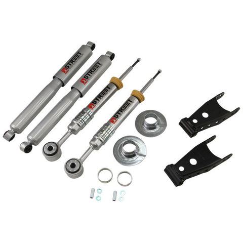 Belltech 09-13 Ford F150 All Cabs Short Bed 2WD Lowering Kit w/ SP Shocks +1 to -3in F/2in R Drop - 970SP