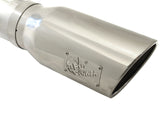 aFe Atlas 5in DPF-Back Aluminized Steel Exh Sys, Ford Diesel Trucks 08-10 V8-6.4L (td) Polished tip - 49-03054-P