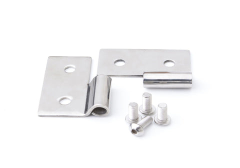 Rampage 1976-1983 Jeep CJ5 Lower Door Hinges - Stainless - 7407