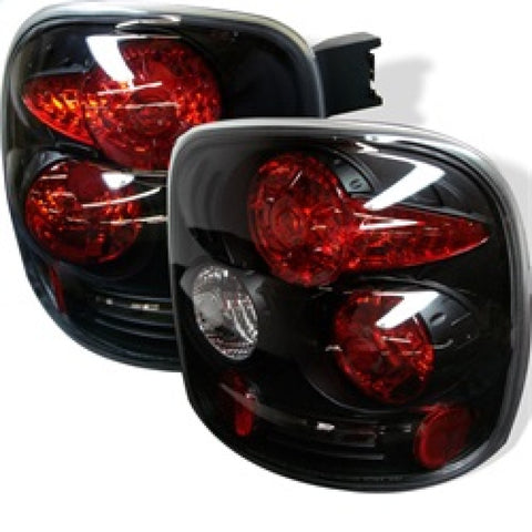 Spyder Chevy Silverado Stepside 99-04 Euro Style Tail Lights Black ALT-YD-CS99STS-BK - 5002105