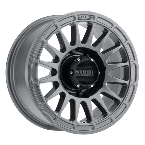 Method MR314 17x8.5 0mm Offset 8x6.5 130.81mm CB Gloss Titanium Wheel - MR31478580800