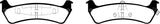 EBC 95-01 Ford Explorer 4.0 2WD Greenstuff Rear Brake Pads - DP61201
