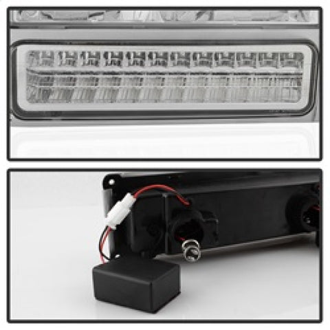 xTune 92-94 Blazer Full Size Corner/LED Bumper Headlights Chrome HD-JH-CCK88-LED-AM-C-SET - 5069559