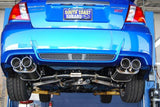 Invidia 11+ STI/WRX Sedan Only 76mm Q300 Stainless Steel Tip Cat-back Exhaust - HS11STIG3S