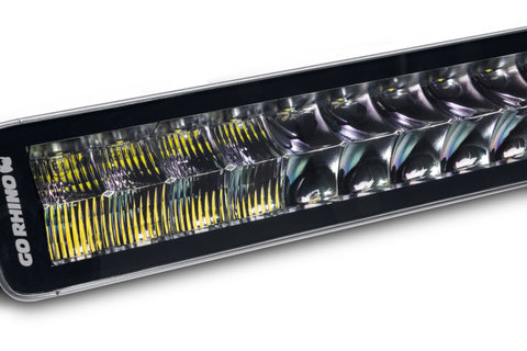 Go Rhino Xplor Blackout Series Dbl Row LED Light Bar (Side/Track Mount) 32in. - Blk - 753003011CDS