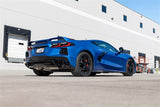 Corsa 2020 Corvette C8 3in Valved Cat-Back 4.5in Blk Quad Tips Fits Factory Perf Exhaust Deletes AFM - 21103BLK