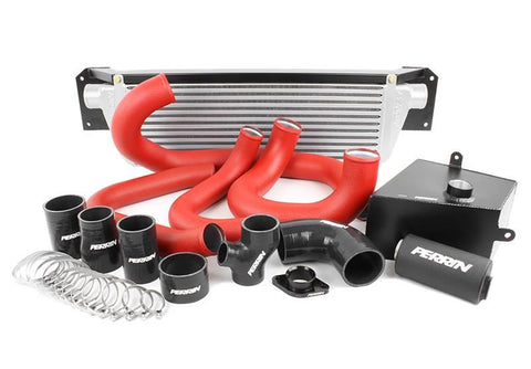 PERRIN 15-21 Subaru WRX Front Mount Intercooler Boost Tubes + Hardware - Red Tubes - PSP-ITR-437-2RD/BK