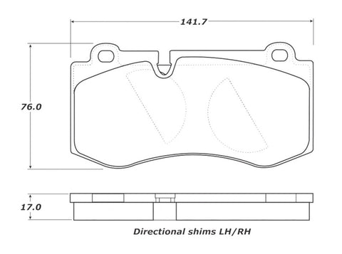 StopTech Street Touring Brake Pads - 308.12230