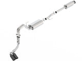Borla 15-17 F-150 2.7L/ 3.5L EcoBoost/ 5.0L V8 4in. Tip Side Exit S-type Exhaust Black Chrome - 140618BC