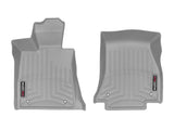 WeatherTech 2016+ BMW 7-Series Front FloorLiner - Grey (Vehicles w/Rear Executive Lounge Seating) - 468741