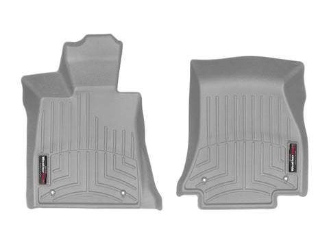 WeatherTech 2016+ BMW 7-Series Front FloorLiner - Grey (Vehicles w/Rear Executive Lounge Seating) - 468741
