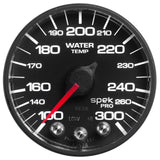 Autometer Spek-Pro - Nascar 2-1/16in Water Temp 100- 300F Bfb Ecu - P546328