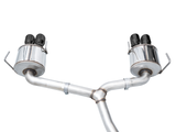 AWE Tuning 2022+ VB Subaru WRX Touring Edition Exhaust - Diamond Black Tips - 3015-43979