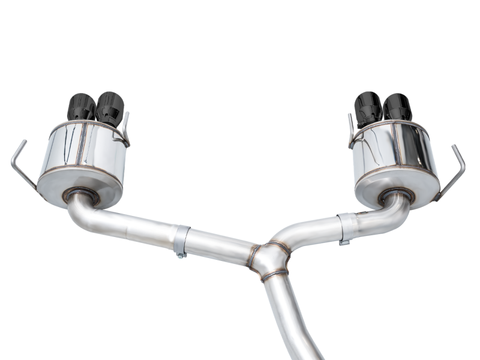 AWE Tuning 2022+ VB Subaru WRX Touring Edition Exhaust - Diamond Black Tips - 3015-43979