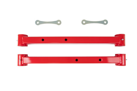 UMI Performance 91-96 GM B-Body Boxed Extended Length Lower Control Arms - Red - 3621-R