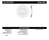 Stoptech 10-19 Audi S4 Premium Rear CryoStop Brake Rotor - 125.33137CRY