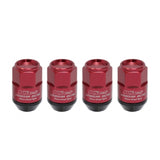 Project Kics Leggdura Racing Shell Type Lug Nut 35Mm Closed-End Look 16 Pcs + 4 Locks 12X1.25 Red - WCL3513R