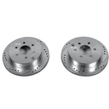 Power Stop 05-19 Nissan Frontier Rear Evolution Drilled & Slotted Rotors - Pair - JBR1164XPR
