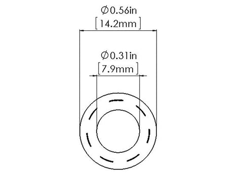 aFe Magnum FORCE Cold Air Intake System Spare Parts Kit (1in ID x 6in L) - 59-02005