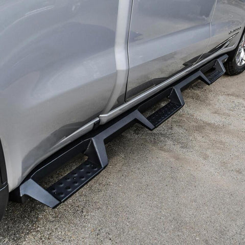 Westin 19-22 GMC Sierra 1500 CC 6.5ft Bed (Excl. 2019 Ltd/LD) HDX Drop W2W Nerf Step Bars - Tex. Blk - 56-534695