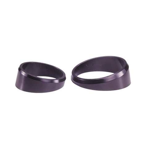 Autometer or Autogage 2-1/16in Black Angle Rings -- 3 Pack - 2234