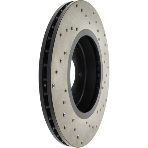 StopTech 06-08 BMW Z4 Drilled Front Right Cryo Rotor - 128.34052CR