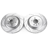 Power Stop 13-18 Land Rover Range Rover Rear Evolution Drilled & Slotted Rotors - Pair - EBR1426XPR