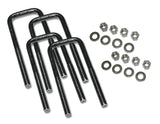 Superlift U-Bolt 4 Pack 9/16x3x11 Square w/ Hardware - 10624