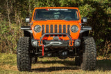 Rugged Ridge 18-22 Jeep Wrangler JL/JT Grille Arcus Front Bumper Stamped Steel Overrider Bar - 11549.07