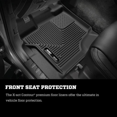 Husky Liners 15-23 Ford F-150 S.Crew/S.Cab X-Act Contour Black Front Seat Floor Liners - 53341