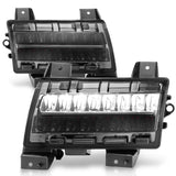 ANZO 2018-2021 Jeep Wrangler LED Side Markers Chrome Housing Smoke Lens w/ Seq. Signal Sport Bulb - 511085