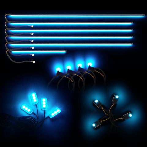 Oracle Lighting Dynamic Colorshift 18 Piece Universal Full LED Interior Dash Board Kit - 4240-332
