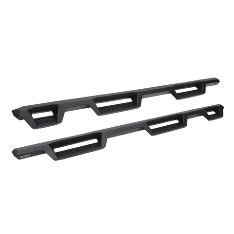Westin 2019 Chevrolet Silverado/Sierra 1500 (5.5ft) Drop Wheel to Wheel Nerf Step Bars - Txt Black - 56-534685