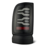 AlphaRex 94-01 Dodge Ram 1500/2500/3500 LUXX-Series LED Tail Lights - Black - 643002