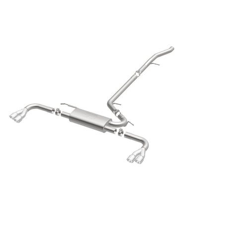 MagnaFlow 15-17 GMC Terrain V6 3.6L 409SS Cat-Back Exhaust Quad Split Rear with 3in Polished Tips - 19114