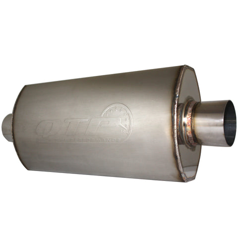 QTP 3.5in Weld-On 304SS AR3 Muffler - 12350
