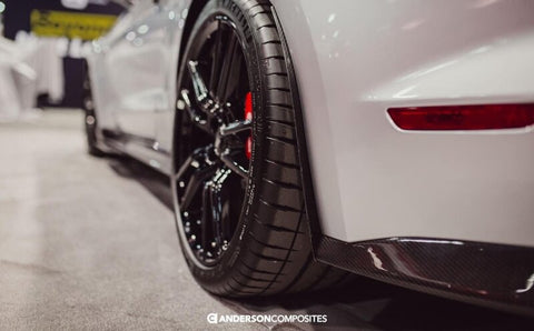 Anderson Composites 2020 Ford Mustang/Shelby GT500 Carbon Fiber Rear Mud Guards - AC-RMG20FDMU500