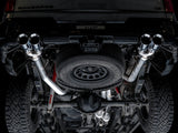 AWE Tuning 4th Gen GM 1500 6.2L 0FG Cat-Back Split Rear Exit (w/ Bumper Cutouts) - Quad Chrome Tips - 3015-42203