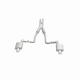 MagnaFlow 10-12 Cadillac CTS V6 3.0L (Exc AWD) Dual Split Rear Exit Stainless Cat Back Perf Exhaust - 15136