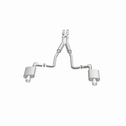 MagnaFlow 10-12 Cadillac CTS V6 3.0L (Exc AWD) Dual Split Rear Exit Stainless Cat Back Perf Exhaust - 15136