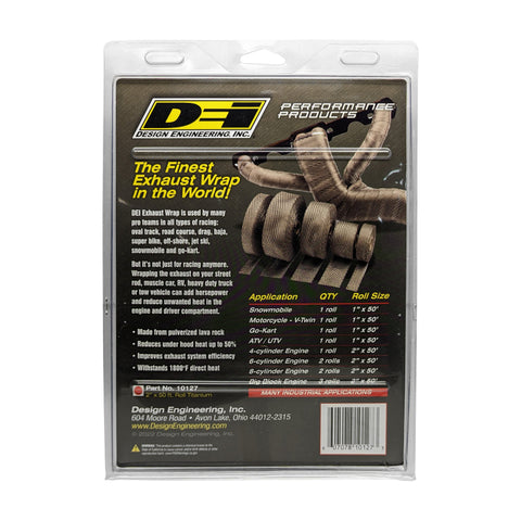 DEI Exhaust Wrap 2in x 50ft - Titanium - 10127