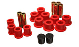 Energy Suspension Rear Spring Bushing Set - Red - 5.2118R