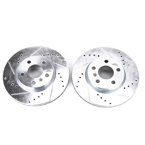 Power Stop 2014 Mini Cooper Front Evolution Drilled & Slotted Rotors - Pair - EBR1647XPR